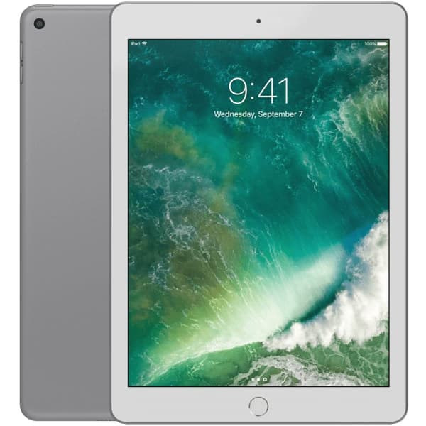 iPad 9,7 5:e gen (2017) Silver 32 GB WIFI Klass B (refurbished)