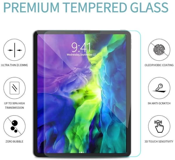 2x näytönsuoja karkaistusta lasista iPad Air 4/5, Pro 11"