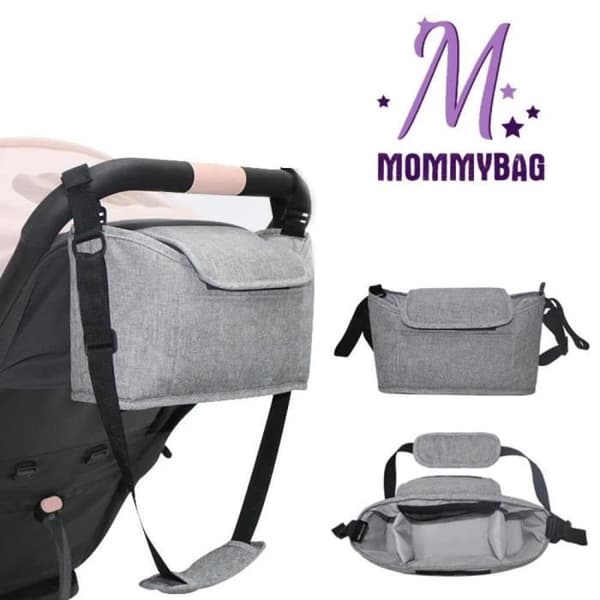 MAVURA barnvagnsväska » MOMMYBAG barnvagnsväska buggy stroller organizer babyväska flaskhållare dryckeshållare väska
