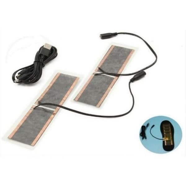MAVURA innersulor »Uppvärmda innersulor, termiska sulor, uppvärmda skor, innersulor, elektrisk USB«