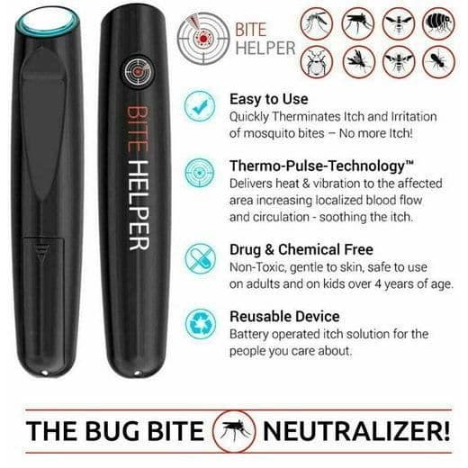 MAVURA Insect Bite Healer » BITE HELPER Pen Elektronisk Insect Bite Healer Bite Healer Pen