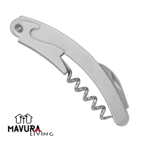 MAVURA korkskruv »MAVURALiving premium serverkniv i rostfritt stål korkskruv flasköppnare vinöppnare folieskärare