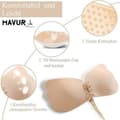 Miniatyrbild 3 av 4: MAVURA självhäftande BH »MAVURTillbehör självhäftande push-up BH axelbandslös silikon självhäftande BH A