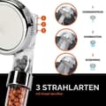 Miniatyrbild 3 av 4: MAVURA regnduschhuvud » Handdusch tryckvattenbesparande duschmunstycke Lonic Filtration Duschhuvud Pomm