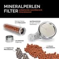 Miniatyrbild 2 av 4: MAVURA regnduschhuvud » Handdusch tryckvattenbesparande duschmunstycke Lonic Filtration Duschhuvud Pomm