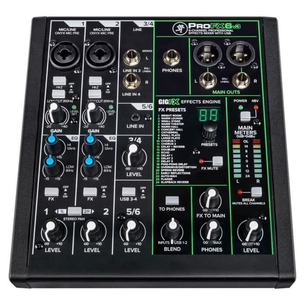 Mackie ProFX6v3 mixer