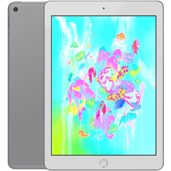 iPad 9,7 6:e gen (2018) Silver WI-FI 128GB Klass A (refurbished)