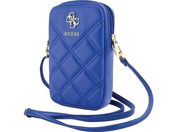 Guess Bag GUWBZPSQSSGB blue Zip Quilted 4G