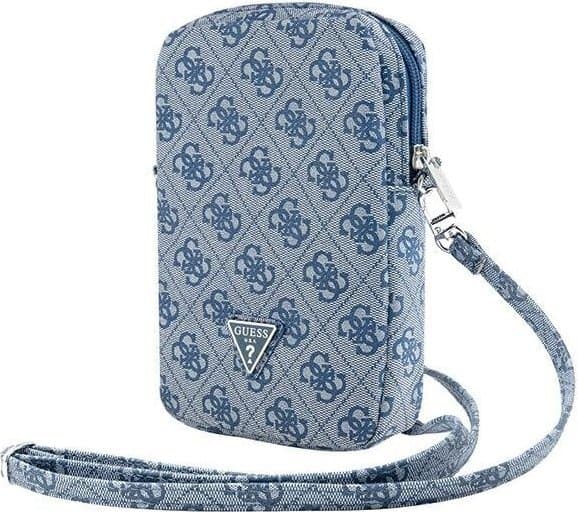 Guess Guess Zip 4G Triangle - Puhelinlaukku (sininen)