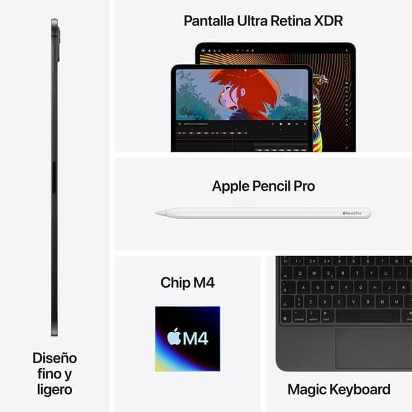 Apple Ipad Pro M4 Nanotexture 2tb Wifi+cellular 2tb 11´´