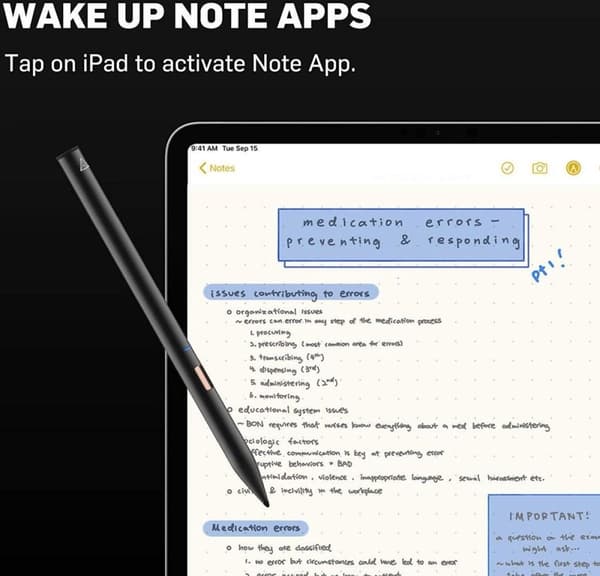 Adonit Stylus Note 2 Vandtæt Stylus Pen Sort
