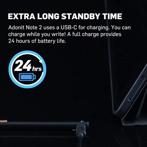 Adonit Stylus Note 2 Vandtæt Stylus Pen Sort