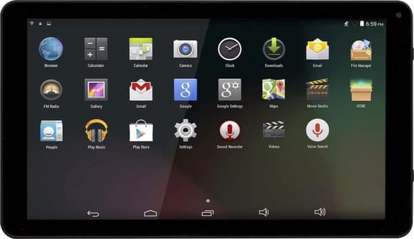 Denver TAQ-10285 - 10,1 tums surfplatta - Quad Core - Android 8.1GO - 64GB Svart