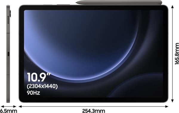 Samsung Galaxy Tab S9 FE - WiFi - 128GB - Grå
