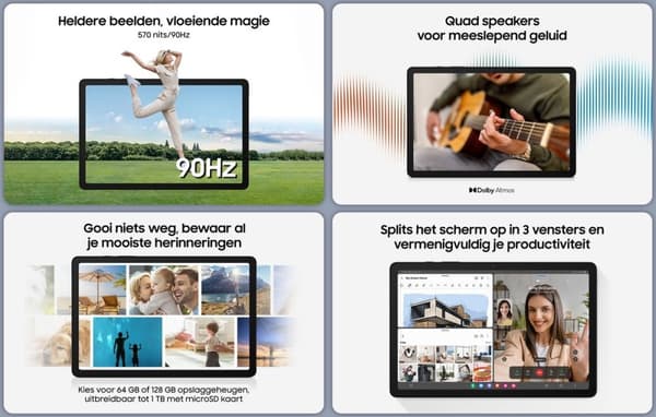 Samsung Galaxy Tab A9 Plus - 64GB - Mørkeblå