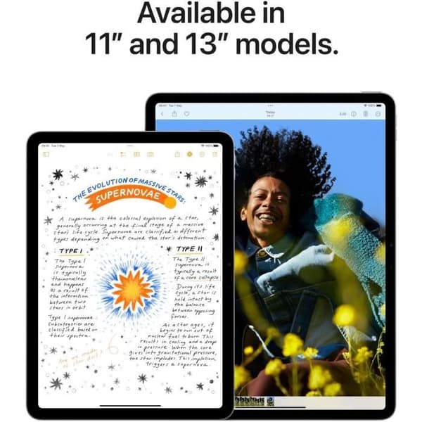Apple - iPad Air (2024) - 13 - WiFi + mobil - 1 TB - Blå