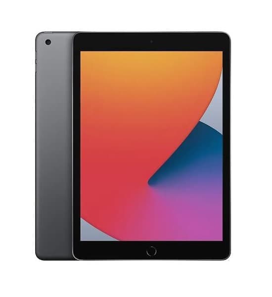 Apple iPad 10.2" (8th Generation) 128GB Space Grey Grade A+ (Refurbished) Grå