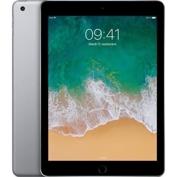 iPad 9,7" Retina 32GB WiFi Silver 5:e generationen - Renoverad - Bra skick- REFURBISHED