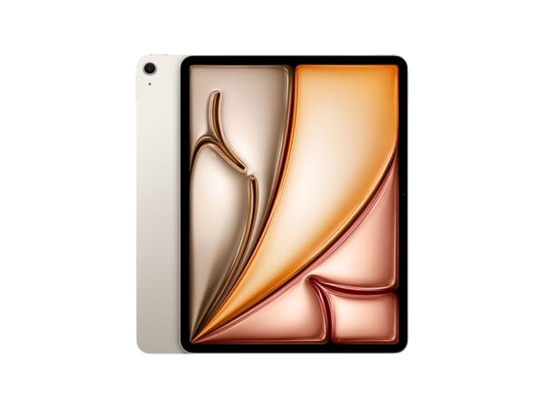 Apple iPad Air, 33 cm (13"), 2732 x 2048 pixlar, 128 GB, 8 GB, iPadOS 17, Beige