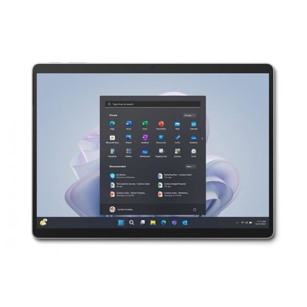 Microsoft Surface Pro 9 för företag - Surfplatta - Intel Core i7 1265U / 1,8 GHz - Evo - Win 10 Pro - Iris Xe Graphics - 16 GB RAM - Platina