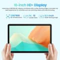 Miniatyrbild 3 av 4: Blackview Tab 70 WiFi Surfplatta 10,1 tum HD+ IPS Android 13 2.4G+5G WiFi 6, RAM 8 GB ROM 64 GB-SD 1 TB 6580mAh - Grå