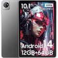 Miniatyrbild 1 av 4: Blackview Tab 70 WiFi Surfplatta 10,1 tum HD+ IPS Android 13 2.4G+5G WiFi 6, RAM 8 GB ROM 64 GB-SD 1 TB 6580mAh - Grå