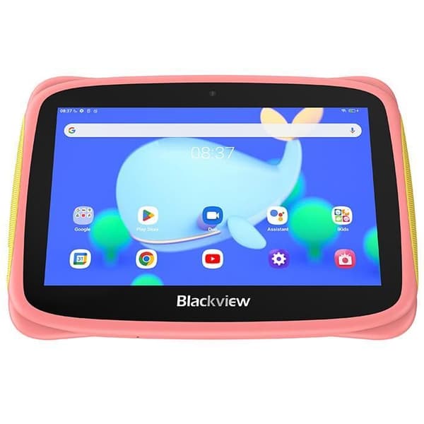 Blackview Tab 3 Kids Android 13 barnsurfplatta 7" 60HZ 4GB+32GB-SD 1TB 3280mAh WiFi pedagogisk rosa surfplatta med K1-tangentbord