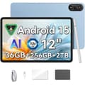 Miniatyrbild 1 av 6: Blackview x Gemini AI 2.0 MEGA 2 WiFi Tablet 12" 90Hz, RAM 36 Go ROM 256 Go/SD 2 To, Android 15 WiFi 6, 9000mAh PC 2.0 - Blå