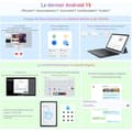 Miniatyrbild 3 av 6: Blackview x Gemini AI 2.0 MEGA 2 WiFi Tablå 12" 90Hz, RAM 36 Go ROM 256 Go/SD 2 To, Android 15 WiFi 6, 9000mAh PC 2.0 - Grön