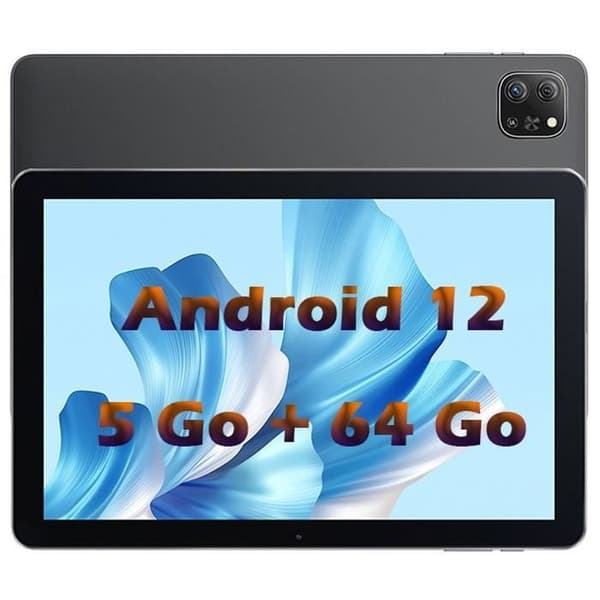 Oscal Pad 60 Touch Tablet 10,1 tum HD+ fyrkärnig Android 12 RAM 5GB + ROM 64GB(SD 1TB) 6580mAh 2,4G WiFi - Svart