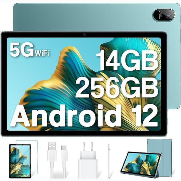 BLACKVIEW Tab 11 Wifi Touchscreen Surfplatta 10,36 tum RAM 14GB ROM 256GB/SD 1TB 8380mAh(18W) 16MP+16MP Android 12 - Grön