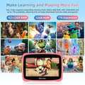 Miniatyrbild 4 av 6: Blackview Tab 3 Kids Touch Tablet för barn Android 13 7" 60HZ 4GB+32GB-SD 1TB 3280mAh WiFi Educational Tablet - Rosa