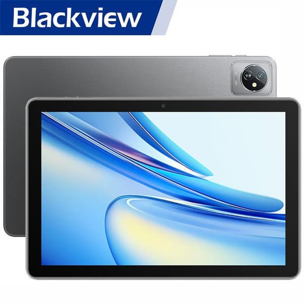 Blackview Tab 70 WiFi Touch Tablet 10,1" 8GB+64GB-1TB 2,4G+5G WiFi6 6580mAh Android 13 - Grå Grå