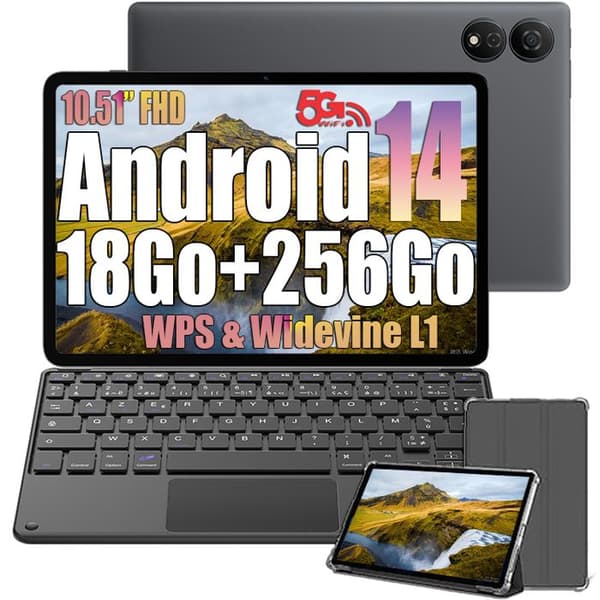 Touch Tablet - Oscal - Pad 80 - 10,51" FHD - Android 14 - 256 GB - 8200mAh