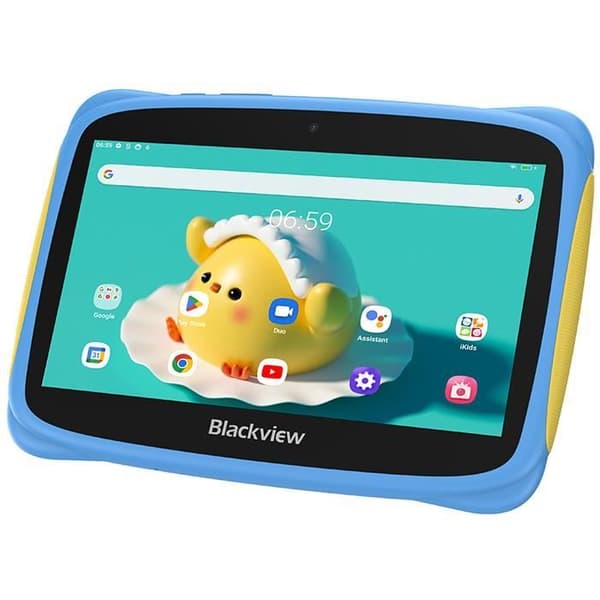 Blackview Tab 3 barnsurfplatta Android 13 7" 60HZ 4GB+32GB-SD 1TB 3280mAh WiFi pedagogisk surfplatta Blå med K1-tangentbord