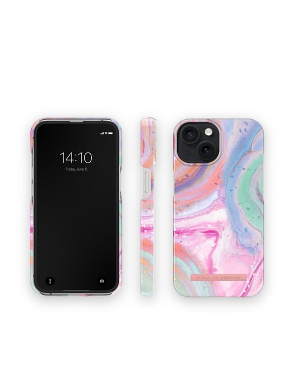 Printed Case iPhone 15 Pastel Marble
