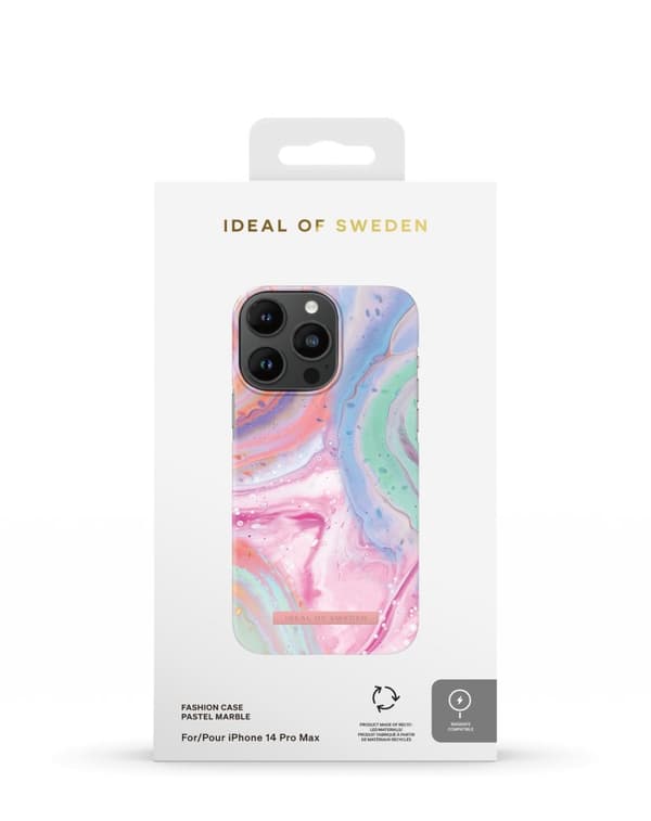 Printed Case MagSafe iPhone 14 Pro Max Pastel Marble