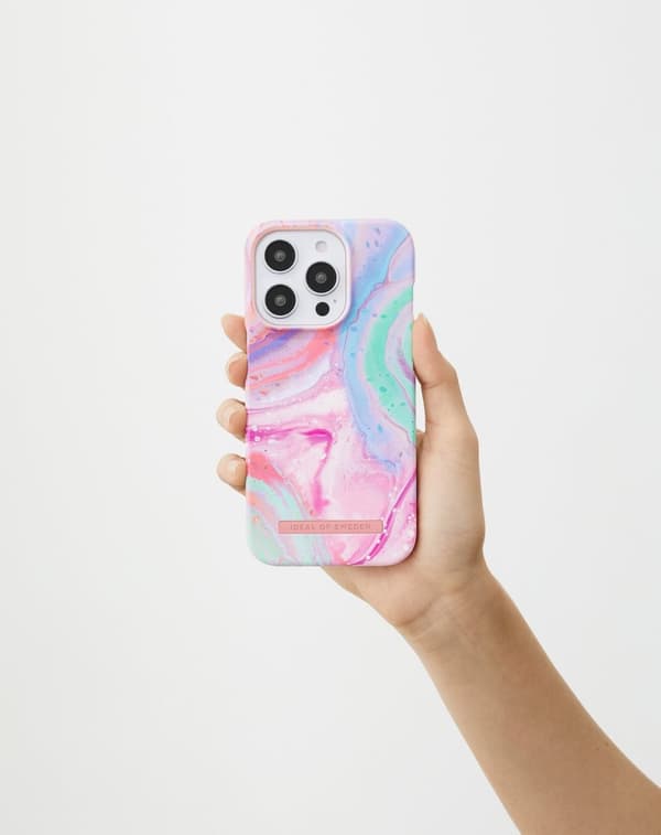 Printed Case MagSafe iPhone 15 Pro Max Pastel Marble