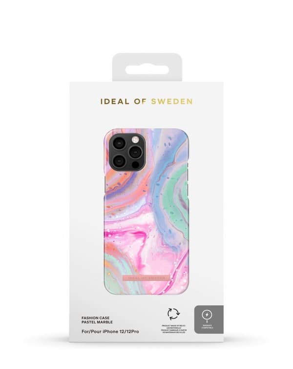 Printed Case MagSafe iPhone 12 / 12 Pro Pastel Marble