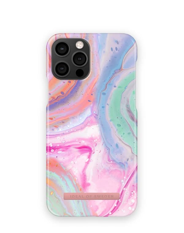 Printed Case MagSafe iPhone 12 / 12 Pro Pastel Marble