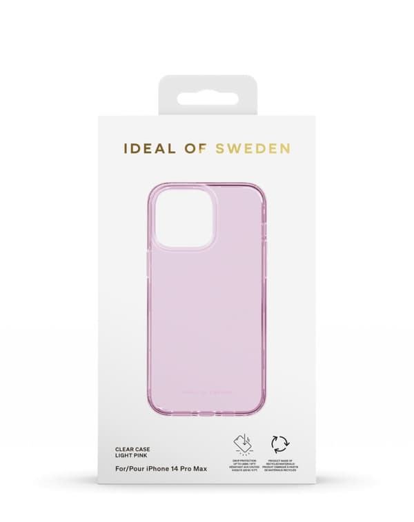 Clear Case iPhone 14 Pro Max Light Pink
