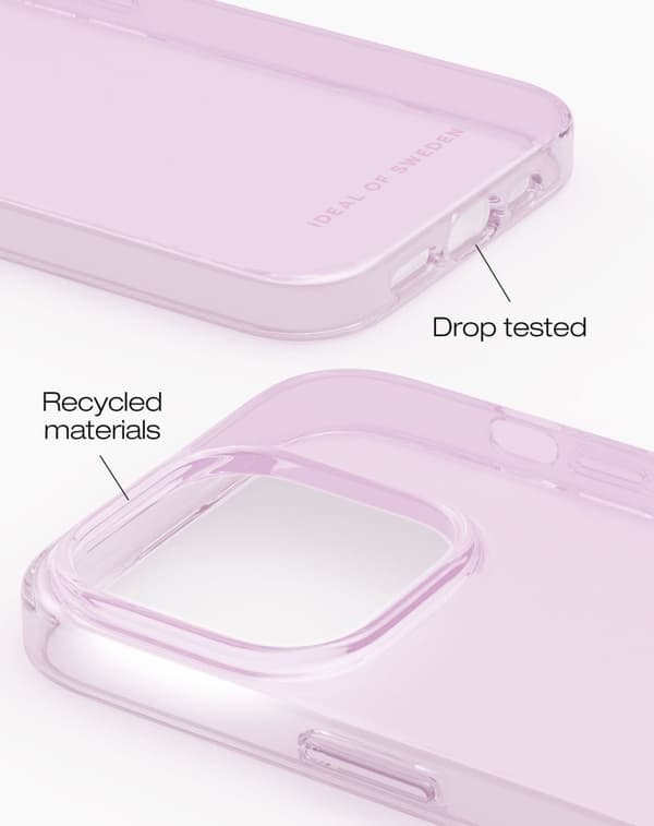 Clear Case iPhone 14 Pro Max Light Pink