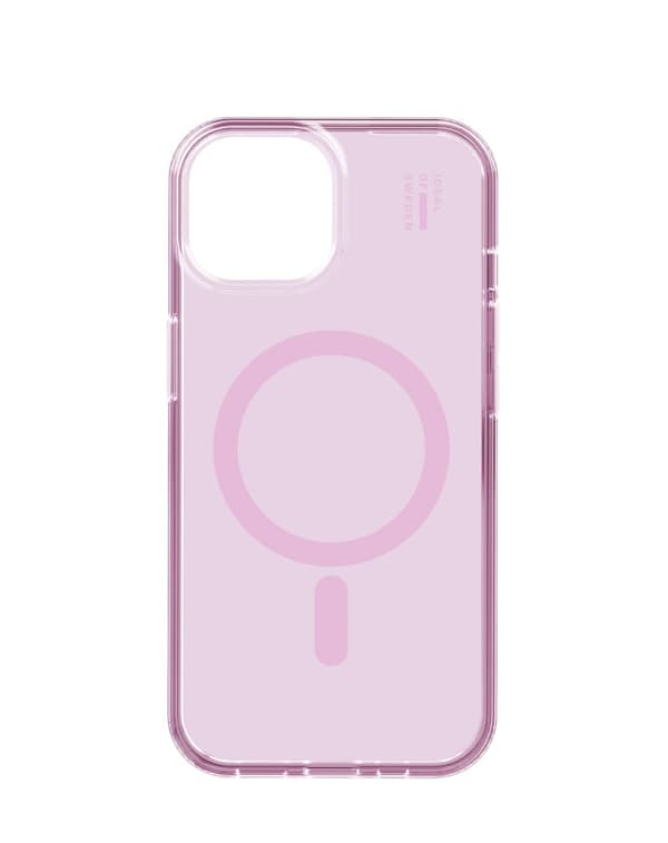 Clear Case MagSafe iPhone 13 / 14 / 15 / 16e Light Pink