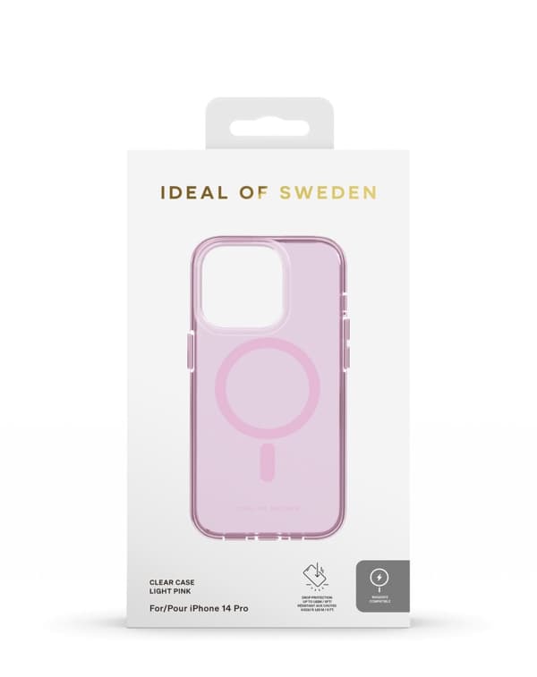 Clear Case MagSafe iPhone 14 Pro Light Pink