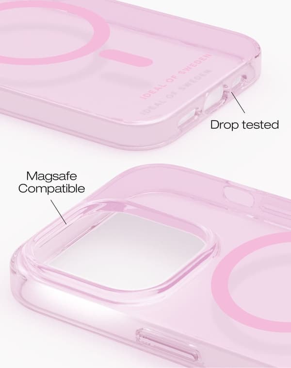 Clear Case MagSafe iPhone 14 Pro Light Pink