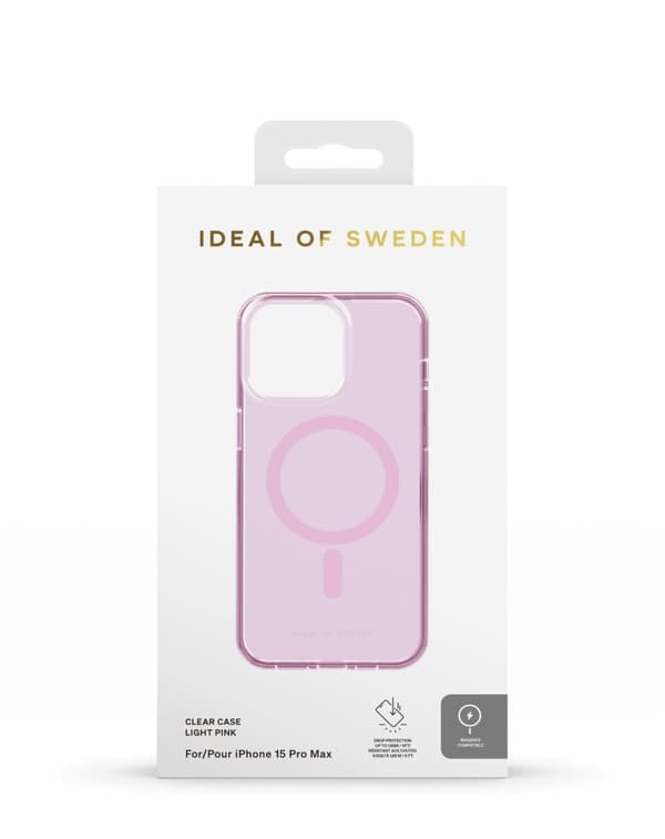 Clear Case MagSafe iPhone 15 Pro Max Light Pink