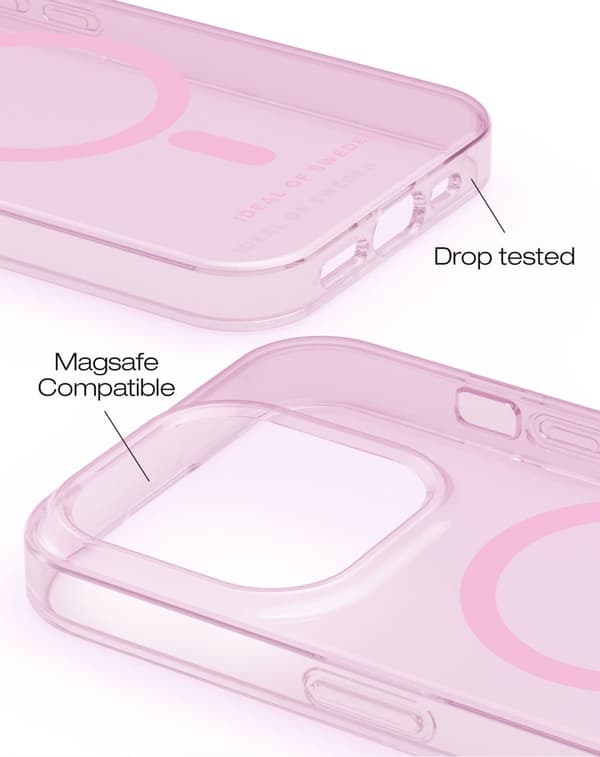 Clear Case MagSafe iPhone 15 Pro Max Light Pink