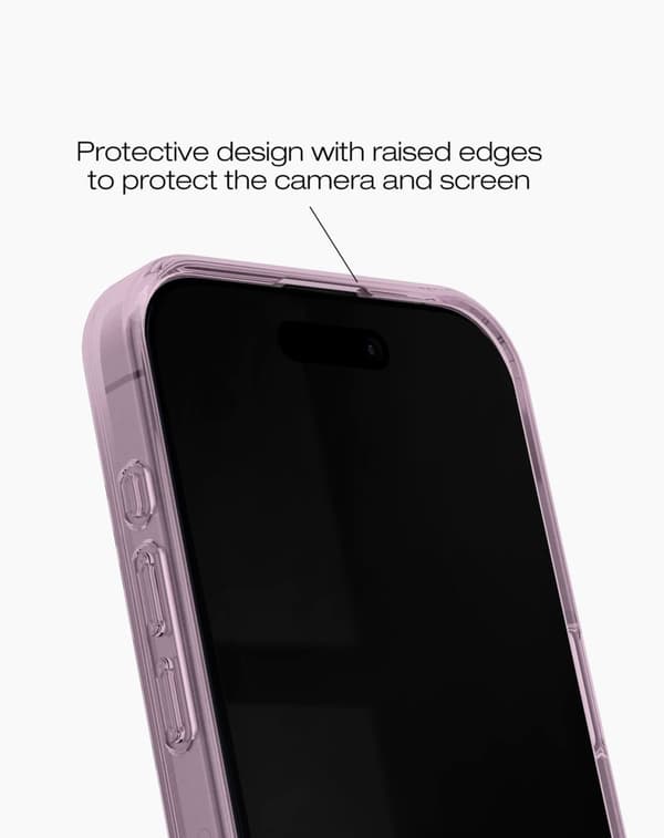 Clear Case MagSafe iPhone 15 Pro Max Light Pink