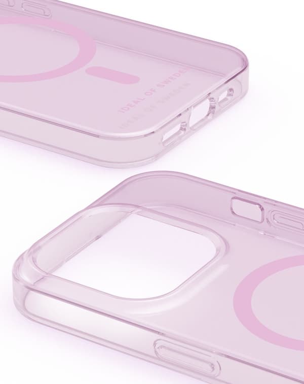 Clear Case MagSafe iPhone 15 Pro Max Light Pink