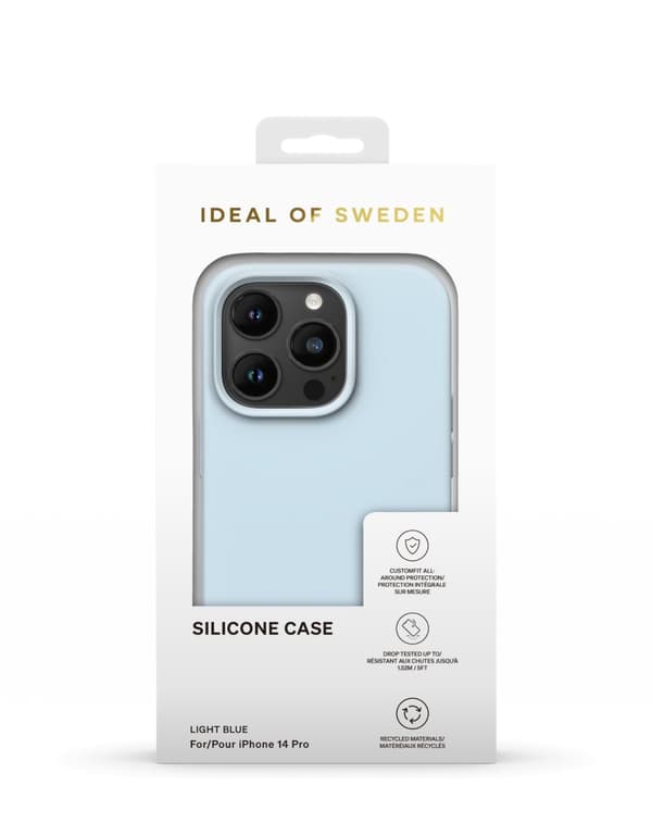 Silicone Case iPhone 14 Pro Light Blue